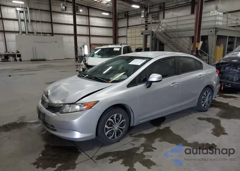 2012 Honda Civic Lx from USA, damaged, VIN 2HGFB2F57CH323983